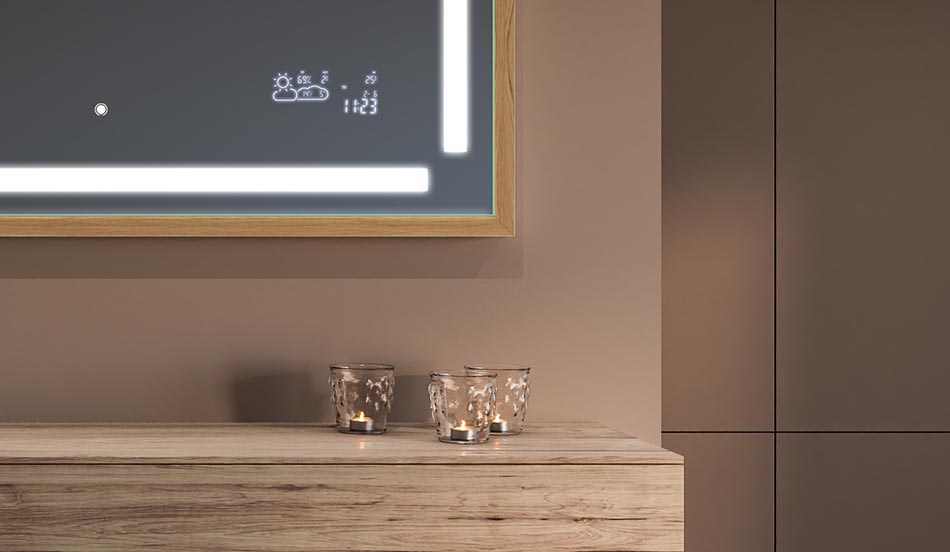 Oglje v črnem okvirju v slogu loft za moderne in minimalistične kopalnice | ARTFORMA