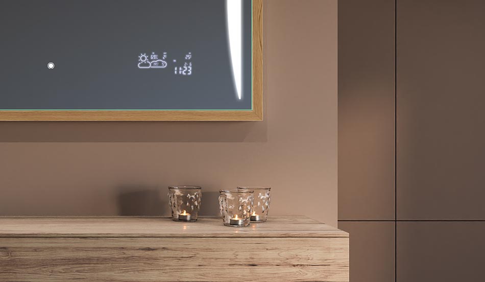 Oglje v črnem okvirju v slogu loft za moderne in minimalistične kopalnice | ARTFORMA