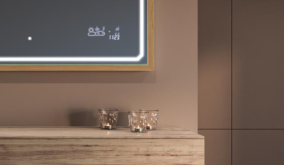 Oglje v črnem okvirju v slogu loft za moderne in minimalistične kopalnice | ARTFORMA