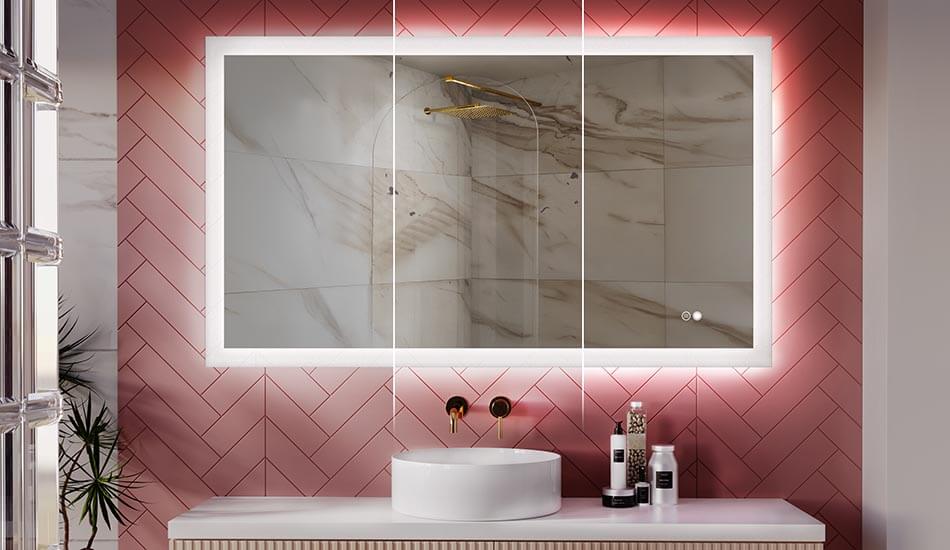 Prilagodite svetlost kopalniškega ogledala!