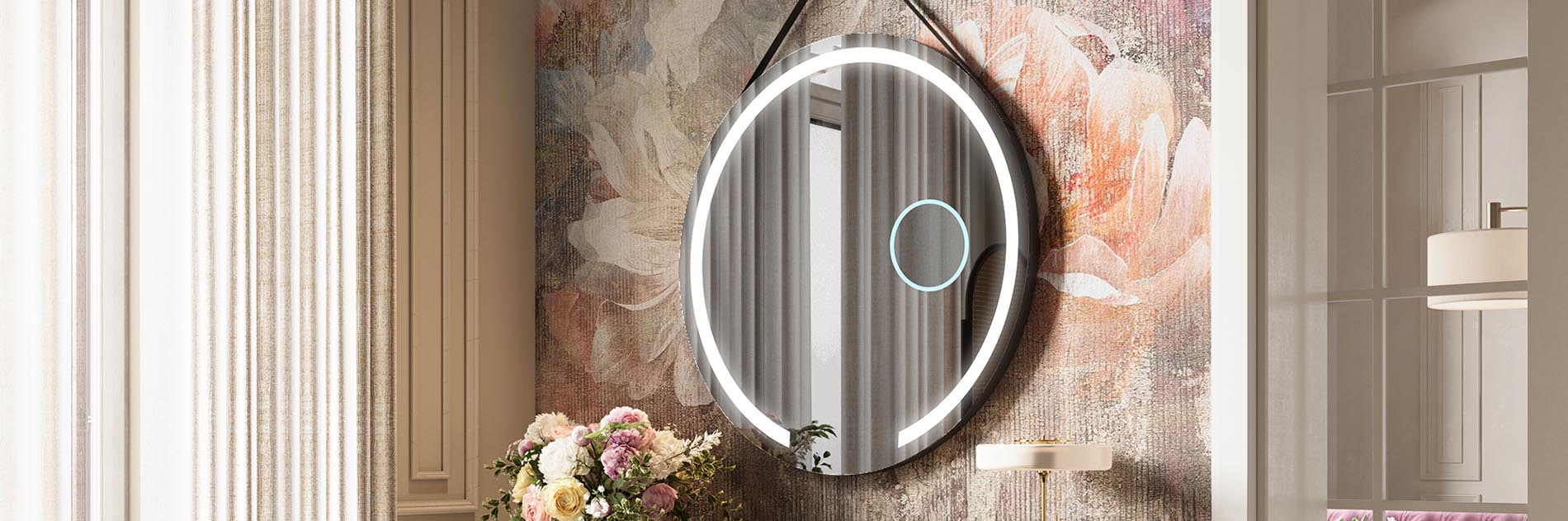 Se spomnite, kolikokrat ste stali pred ogledalom in poskušali narisati popolno črto na vekah? Mi imamo rešitev za vas! Kozmetično ogledalo s 3-kratno povečavo, vgrajeno v LED kopalniško ogledalo, bo poskrbelo, da bo vaš make-up vedno popoln! Ta majhen pripomoček bo hitro in učinkovito rešil vaše jutranje težave z nego obraza.