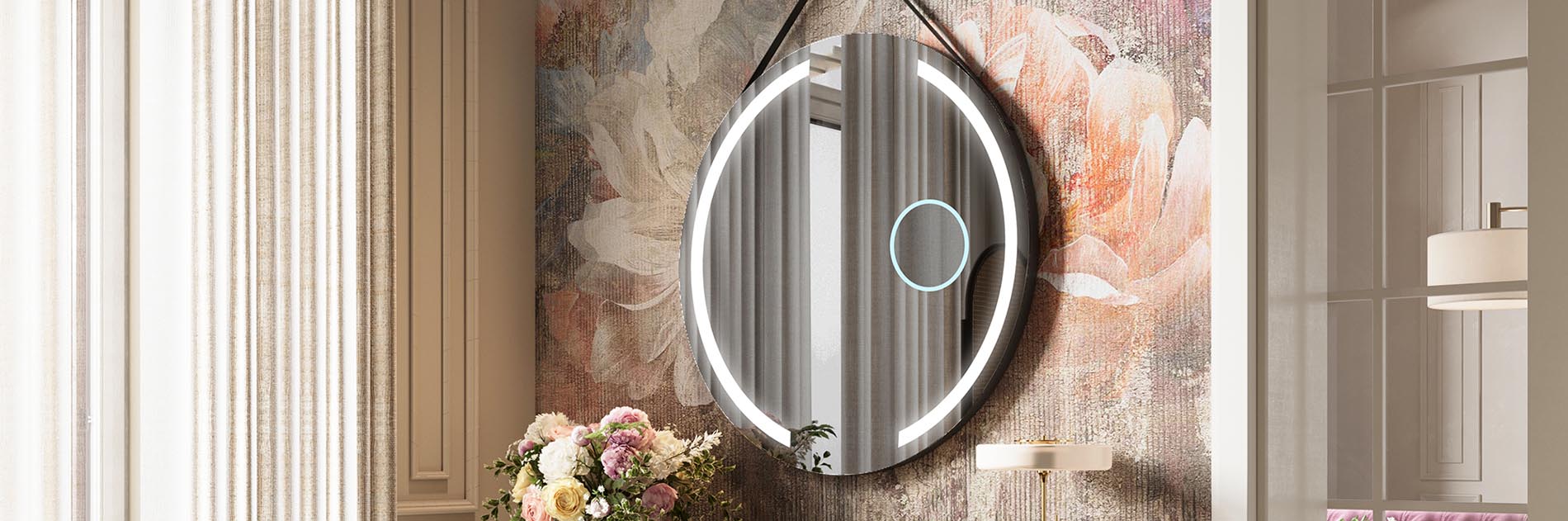 Se spomnite, kolikokrat ste stali pred ogledalom in poskušali narisati popolno črto na vekah? Mi imamo rešitev za vas! Kozmetično ogledalo s 3-kratno povečavo, vgrajeno v LED kopalniško ogledalo, bo poskrbelo, da bo vaš make-up vedno popoln! Ta majhen pripomoček bo hitro in učinkovito rešil vaše jutranje težave z nego obraza.