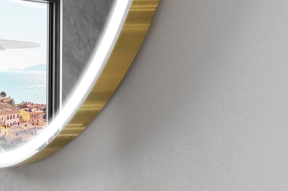 Pametno ogledalo nepravilne oblike, idealno za moderno kopalnico | ARTFORMA