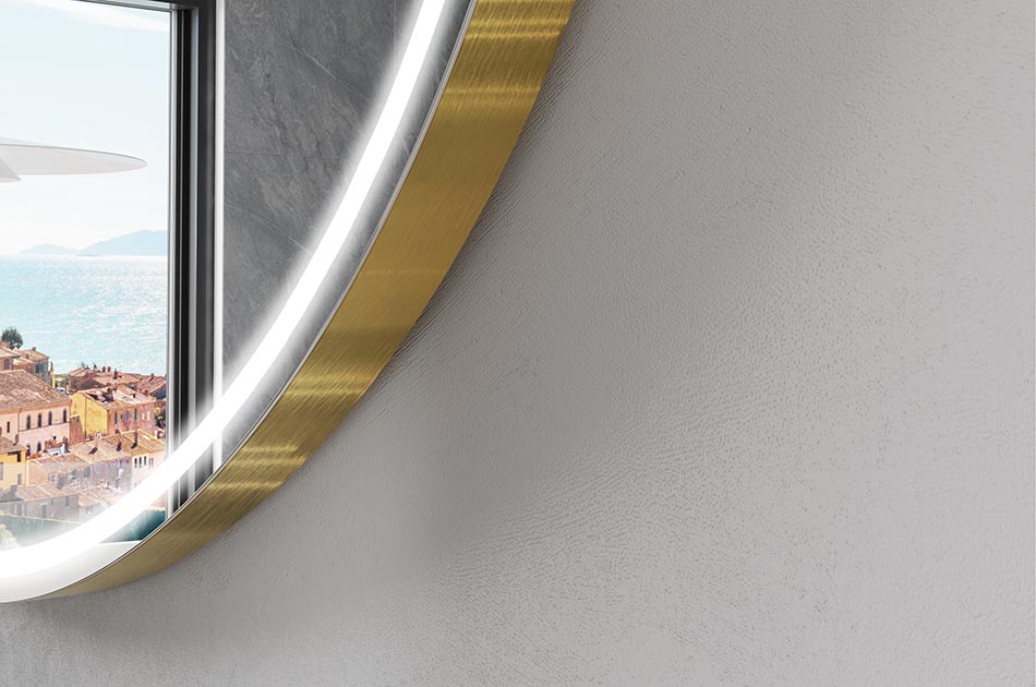 Pametno ogledalo nepravilne oblike, idealno za moderno kopalnico | ARTFORMA