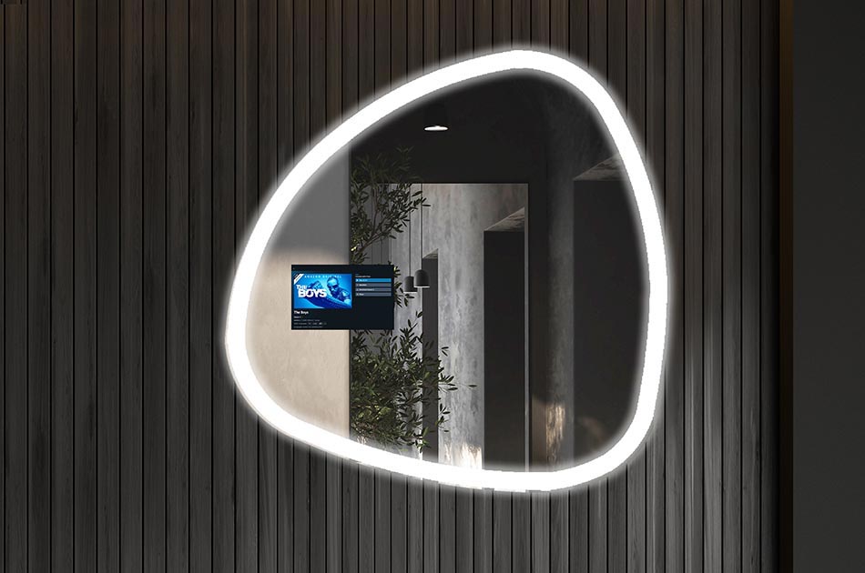 Interaktivno ogledalo z Google Assistant je inovativna naprava, ki združuje funkcije ogledala z multimedijsko napravo in glasovnim pomočnikom Google. Enostavno lahko izkoristite široko paleto funkcij, kot so preverjanje vremena, snemanje glasovnih zapiskov, pregledovanje koledarja, zagon aplikacij za pretakanje, uporaba iskanja Google, videoklici.