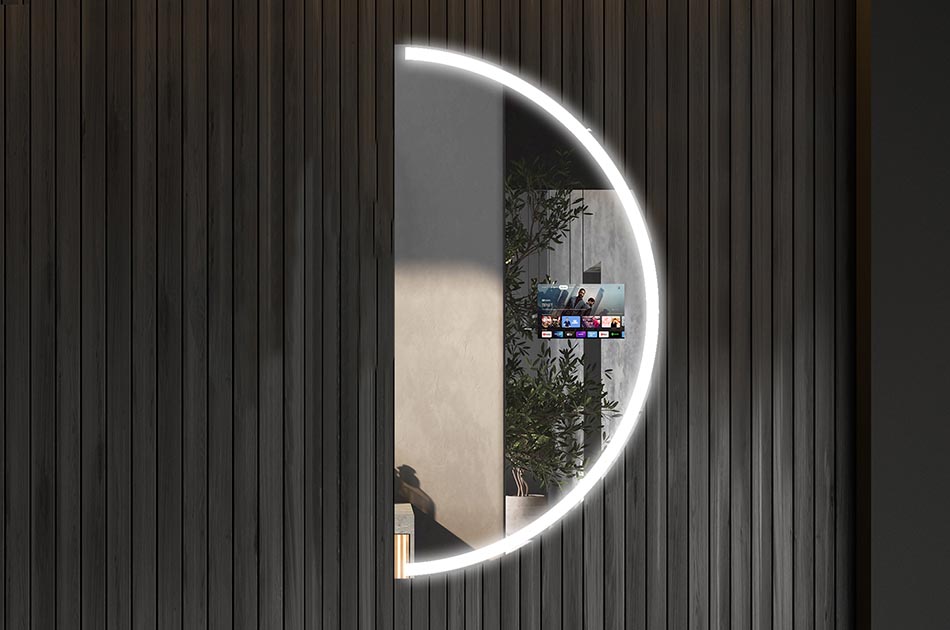 Interaktivno ogledalo z Google Assistant je inovativna naprava, ki združuje funkcije ogledala z multimedijsko napravo in glasovnim pomočnikom Google. Enostavno lahko izkoristite široko paleto funkcij, kot so preverjanje vremena, snemanje glasovnih zapiskov, pregledovanje koledarja, zagon aplikacij za pretakanje, uporaba iskanja Google, videoklici.