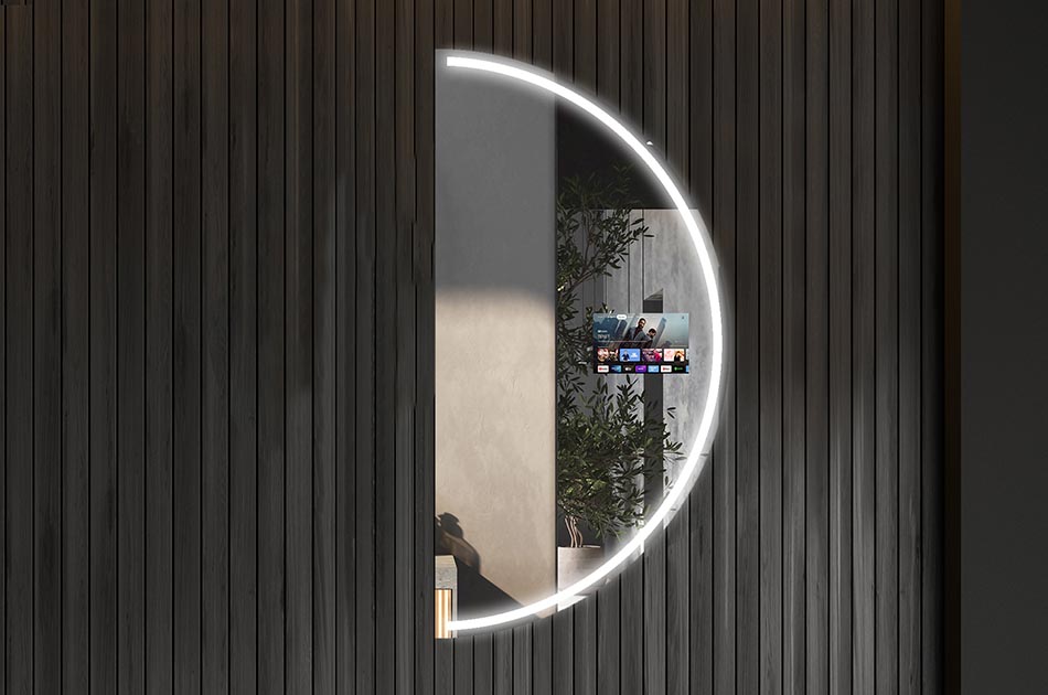 Interaktivno ogledalo z Google Assistant je inovativna naprava, ki združuje funkcije ogledala z multimedijsko napravo in glasovnim pomočnikom Google. Enostavno lahko izkoristite široko paleto funkcij, kot so preverjanje vremena, snemanje glasovnih zapiskov, pregledovanje koledarja, zagon aplikacij za pretakanje, uporaba iskanja Google, videoklici.