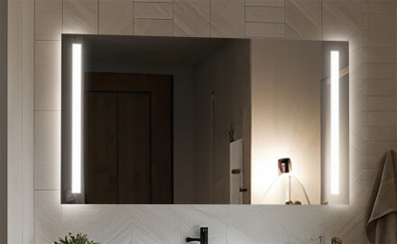 Pravokotna ogledala na baterije