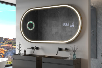 Uokvirjena ogledala LED
