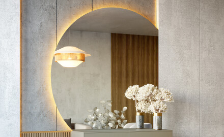 Ogledala v obliki četrt kroga