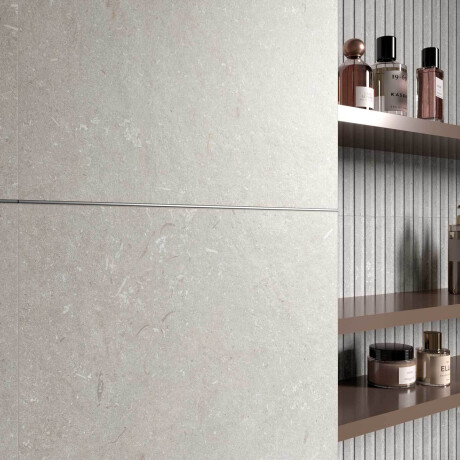 Stenna keramika 60 x 120 cm, siva mat A4H1097 Shellstone Grigio Rigat-One #4