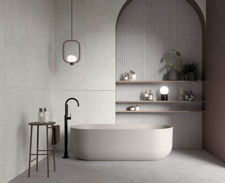 Stenna keramika 60 x 120 cm, bež, mat, A4H1100 Shellstone Beige Rigat-One