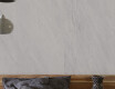 Glasirana keramika za tla, 120 x 280 cm, svetlo siva, kamnit videz, mat, A4H1125 Agathos White