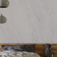 Glasirana keramika za tla, 120 x 280 cm, svetlo siva, kamnit videz, mat, A4H1125 Agathos White #1