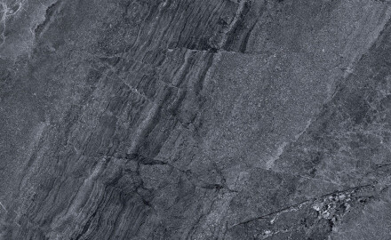 Glazirana keramična ploščica za tla, 120 x 120 cm, antracitna, kamnita, mat, A4H1138 Agathos Anthracite