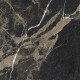 Glazirani keramični ploščici za tla Pierre Black 120 x 120 cm, črni, sijajni, z zlatimi žilami, rektificirani A4H197 #15