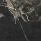 Glazirani keramični ploščici za tla Pierre Black 120 x 120 cm, črni, sijajni, z zlatimi žilami, rektificirani A4H197 #18