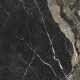 Glazirani keramični ploščici za tla Pierre Black 120 x 120 cm, črni, sijajni, z zlatimi žilami, rektificirani A4H197 #22