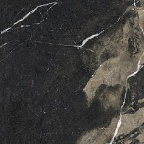 Glazirani keramični ploščici za tla Pierre Black 120 x 120 cm, črni, sijajni, z zlatimi žilami, rektificirani A4H197 #23