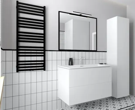 Keramična ploščica za steno 10x20, bela, mat, ravna, A4H23 Blanco Mate