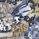Glazirani keramični ploščici za tla, 120 x 280 cm, siva mat, rektificirana, A4H248 City Graffiti Grey #6