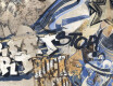 Glazirana keramična ploščica za tla, velikega formata 120 x 280 cm, bež mat, rektificirana, A4H255 City Graffiti Beige
