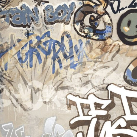 Glazirana keramična ploščica za tla, velikega formata 120 x 280 cm, bež mat, rektificirana, A4H255 City Graffiti Beige #4