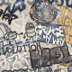 Glazirana keramična ploščica za tla, velikega formata 120 x 280 cm, bež mat, rektificirana, A4H255 City Graffiti Beige #6