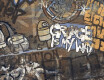 Glazirana keramična ploščica za tla, velikega formata 120 x 280 cm, mat, rektificirana, A4H262 City Graffiti Multicolor