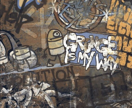 Glazirana keramična ploščica za tla, velikega formata 120 x 280 cm, mat, rektificirana, A4H262 City Graffiti Multicolor