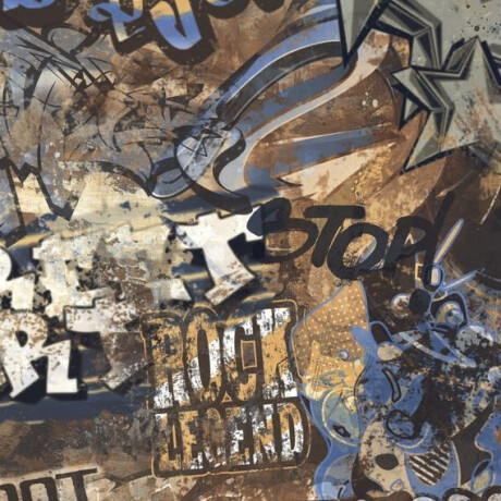 Glazirana keramična ploščica za tla, velikega formata 120 x 280 cm, mat, rektificirana, A4H262 City Graffiti Multicolor #4