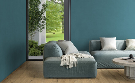 Velikoformatna keramična ploščica 120 x 280 cm, modra, mat, rektificirana, A4H347 Mood Hope