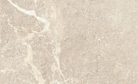Kamenita ploščica z žilami za tla, 100 x 100, mat, sivo-bežna barva taupe A4H508 Volterra Bone