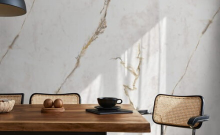 Talna keramika 60x120, marmor z toplim odtenkom žil, mat, A4H633 Dubai Gold