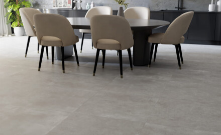 Velikoformatna keramika 120x280, siva mat betonska barva A4H763 Louft Ash
