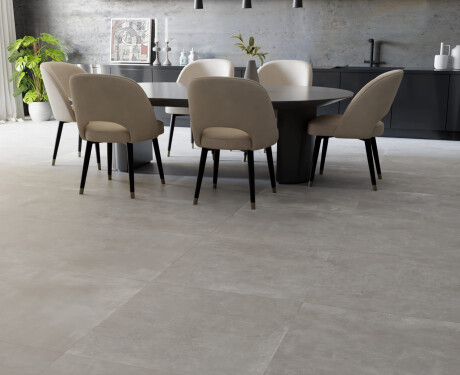 Velikoformatna keramika 120x280, siva mat betonska barva A4H763 Louft Ash
