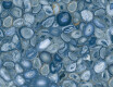 Velikoformatna keramična ploščica 120x280, modri agat, sijajna, A4H832 Aghatina Azul