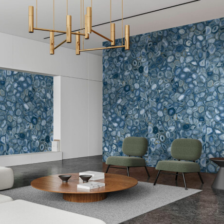 Velikoformatna keramična ploščica 120x280, modri agat, sijajna, A4H832 Aghatina Azul #2