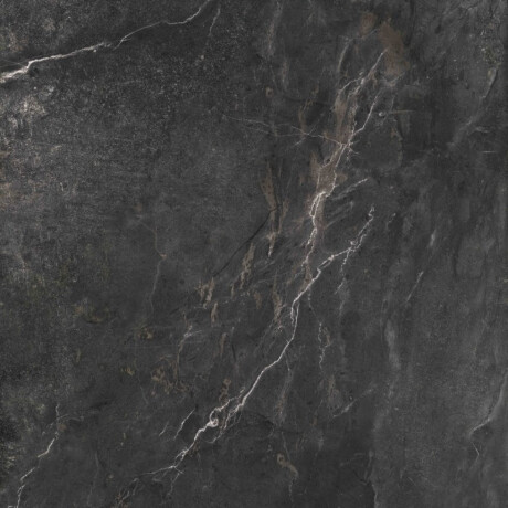 Glazirani keramični ploščici za tla 60 x 120 cm, črni mat, rektificirani A4H85 Iroc Black #9