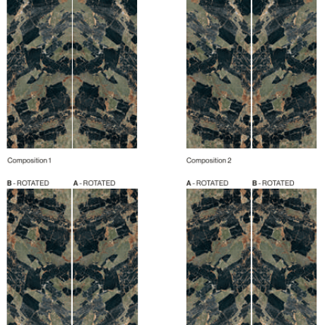 Gres Bookmatch 120x280, smaragdni marmor z žilami, sijajni A4H850 Esmerald Pariz #5