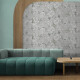 Stenna keramika 60 x 120 cm, siva, s cvetličnimi vzorci, mat, A4H923 Lirio #3
