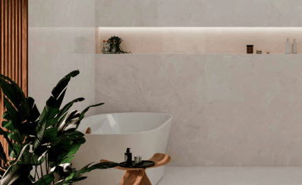 Velikoformatna keramika 100x100, marmor z žilami, sijajna, A4H941 Saffire Cream