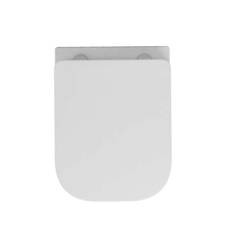 WC WC brez prirobnice PAROS bele barve s splakovalno oblogo #6