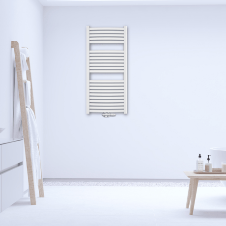 Kopalniški lestev radiator bele barve #2