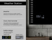 Oblikovalsko osvetljeno LED kopalniško ogledalo L55 #5