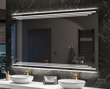 Dizajnersko osvetljeno LED kopalniško ogledalo L75 #10