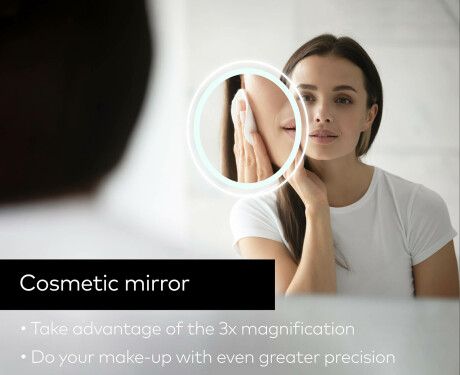 Dizajnersko osvetljeno LED kopalniško ogledalo L75 #8