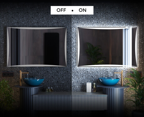 Dizajnersko osvetljeno LED kopalniško ogledalo L77 #3