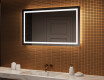 Dizajnersko osvetljeno LED kopalniško ogledalo 120x70cm s hladno LED barvo 7000K, toplo barvo 3000K ali nevtralno barvo 4500K