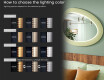 Asimetrično LED ogledalo z MDF okvirjem L310 #5